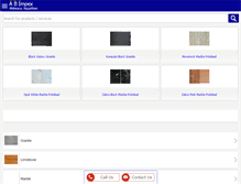 Tablet Screenshot of abimpex.com